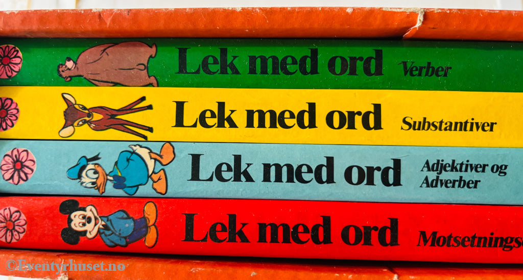 Walt Disney. Lek med ord. 1974. Barnebok.