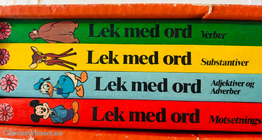 Walt Disney. Lek med ord. 1974. Barnebok.