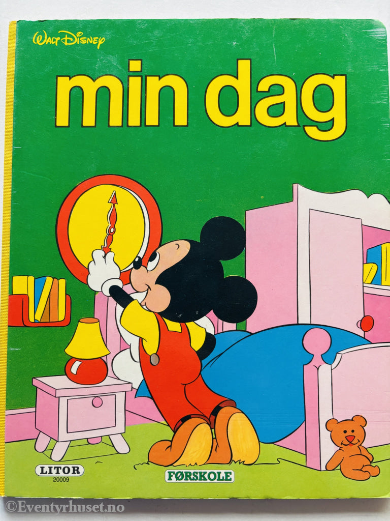 Walt Disney. Min dag. 1982. Barnebok.
