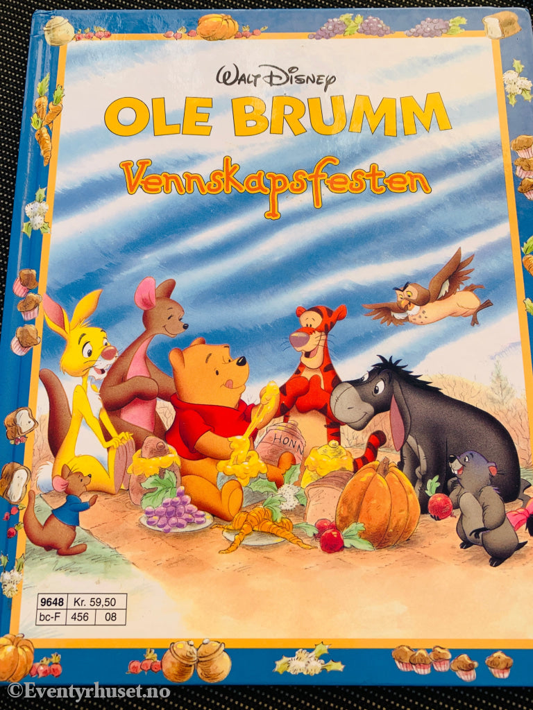 Walt Disney - Ole Brumm: Vennskapsfesten. Barnebok.