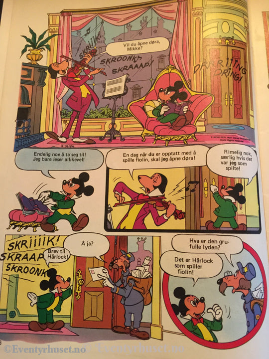 Walt Disney´s Godbiter. 1983. Mikke Mus Og Musikktyvene. Vg+. Tegneserieblad