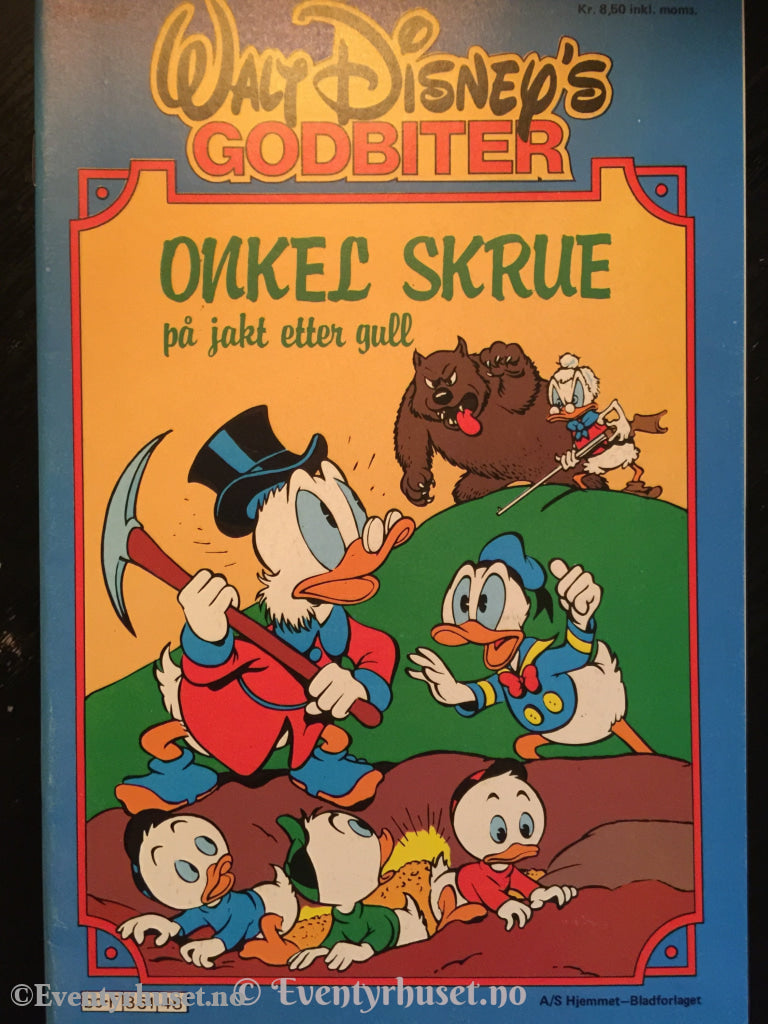 Walt Disney´s Godbiter. 1983. Onkel Skrue På Jakt Etter Gull. Fn. Tegneserieblad