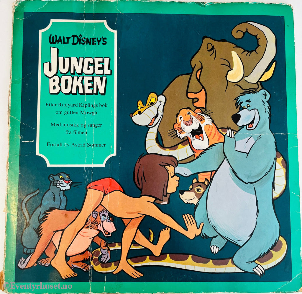 Walt Disney’s Jungelboken. 1972. Lp. Lp Plate