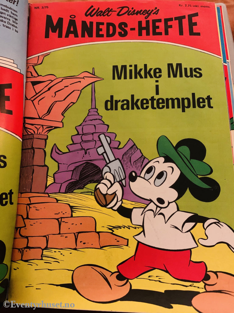 Walt Disney´s Måneds-Hefte. 1975/03. Tegneserieblad