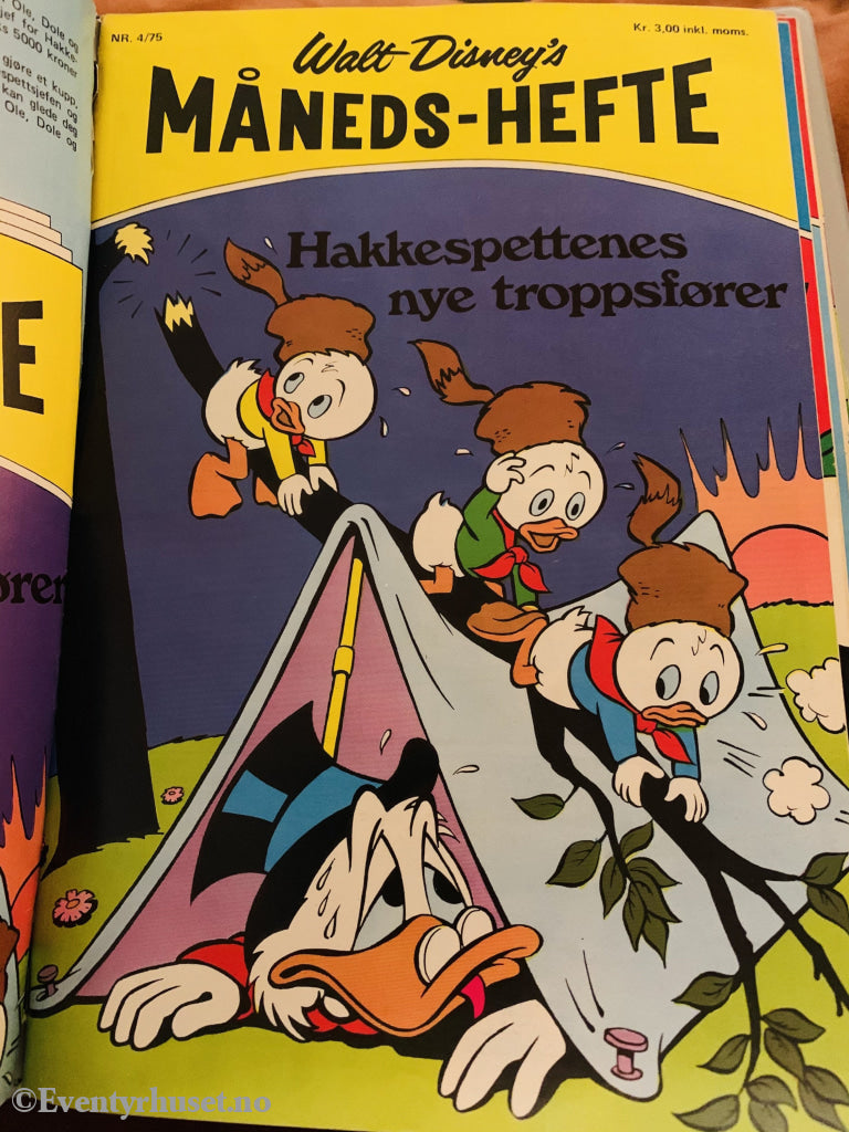 Walt Disney´s Måneds-Hefte. 1975/04. Tegneserieblad