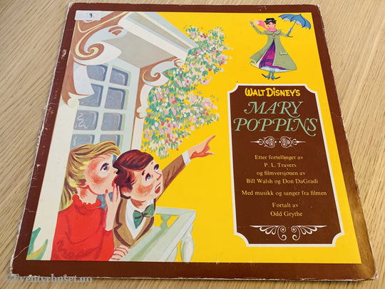 Walt Disneys Mary Poppins. 1971. Lp. Lp Plate