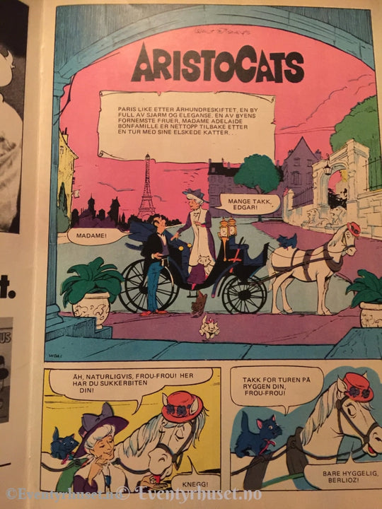 Walt Disney´s Godbiter. 1980. Aristocats. Fn. Tegneserieblad