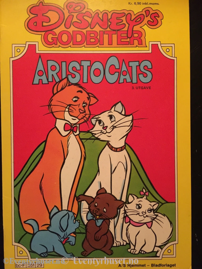 Walt Disney´s Godbiter. 1980. Aristocats. Fn. Tegneserieblad