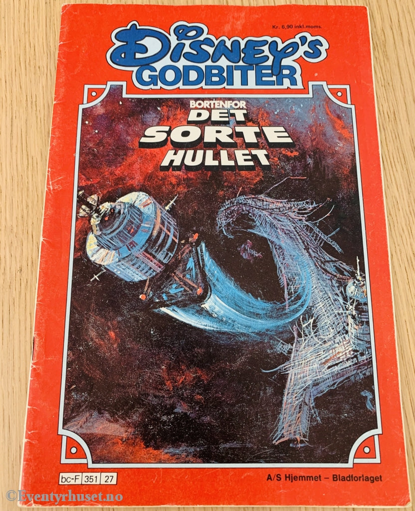 Walt Disney´s Godbiter. 1980. Det Sorte Hullet. Tegneserieblad