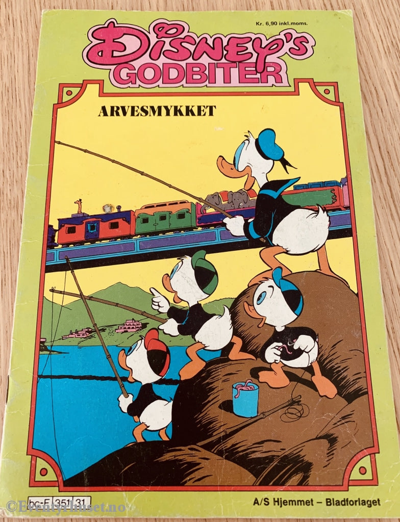 Walt Disney´s Godbiter. 1981. Arvesmykket. Tegneserieblad