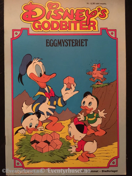 Walt Disney´s Godbiter. 1981. Eggmysteriet. Vg+. Tegneserieblad