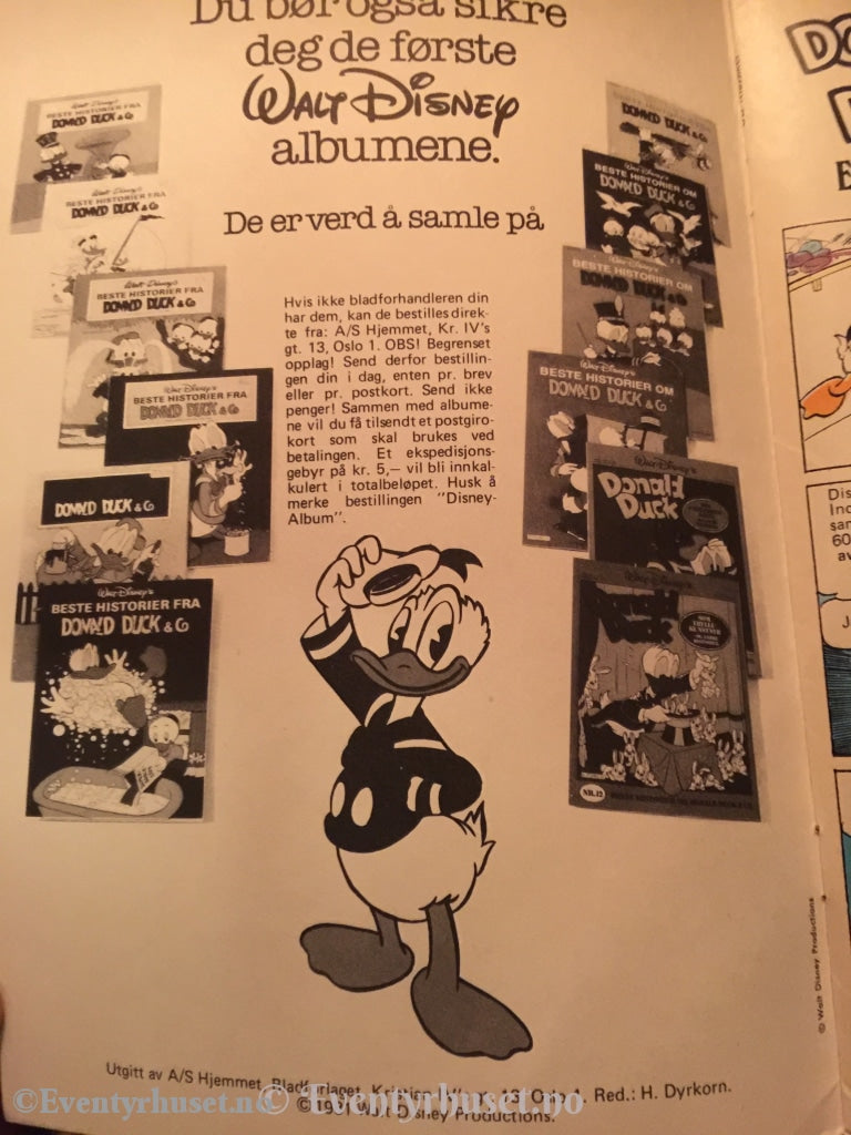 Walt Disney´s Godbiter. 1981. Eggmysteriet. Vg+. Tegneserieblad