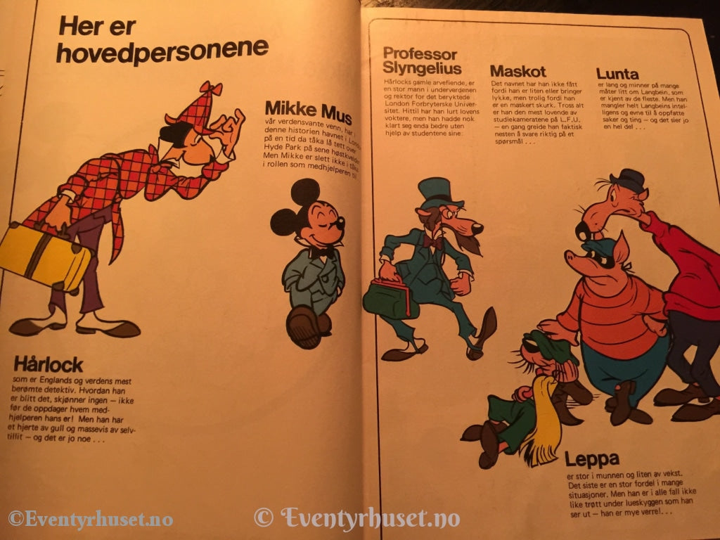 Walt Disney´s Godbiter. 1982. Mikke Mus Og Lugartyvene. Vg+. Tegneserieblad
