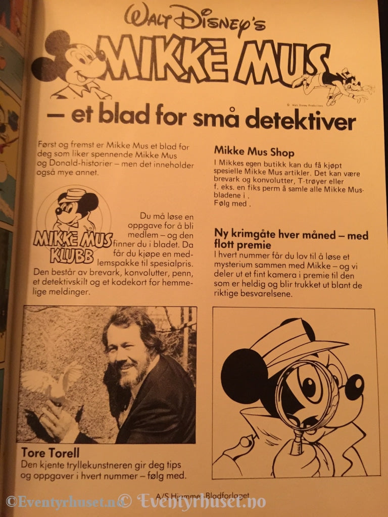 Walt Disney´s Godbiter. 1982. Teltturen. Fn/vg. Tegneserieblad