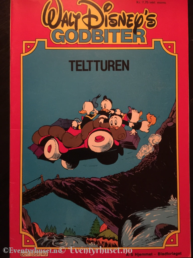 Walt Disney´s Godbiter. 1982. Teltturen. Fn/vg. Tegneserieblad