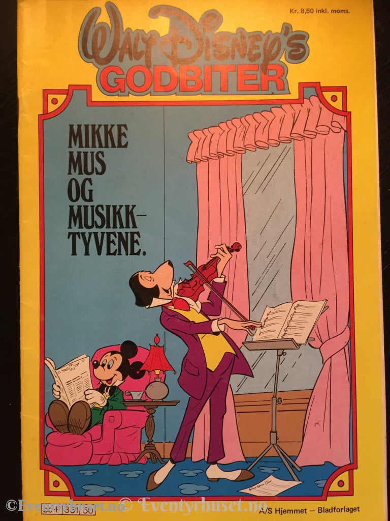 Walt Disney´s Godbiter. 1983. Mikke Mus Og Musikktyvene. Vg+. Tegneserieblad
