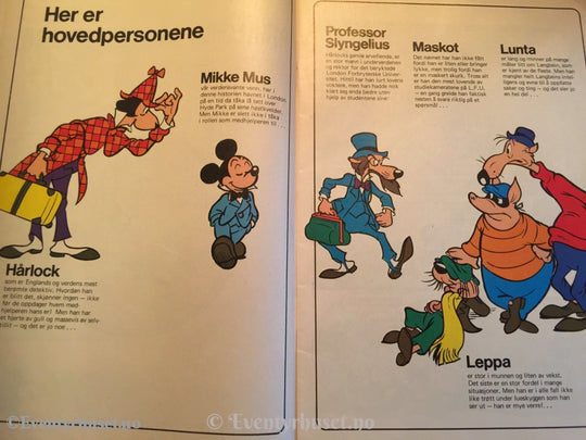 Walt Disney´s Godbiter. 1983. Mikke Mus Og Musikktyvene. Vg+. Tegneserieblad