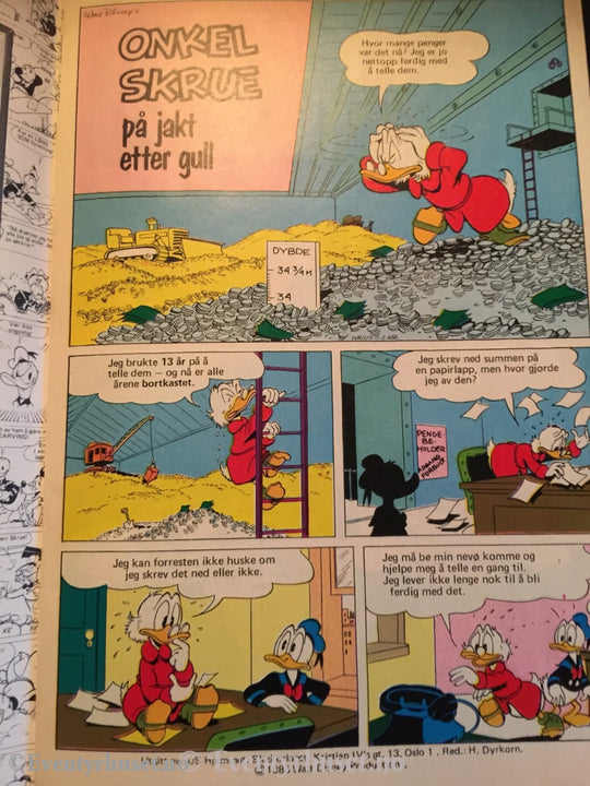Walt Disney´s Godbiter. 1983. Onkel Skrue På Jakt Etter Gull. Fn. Tegneserieblad