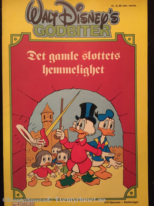 Walt Disney´s Godbiter. 1984. Det Gamle Slottets Hemmelighet. Vg+. Tegneserieblad