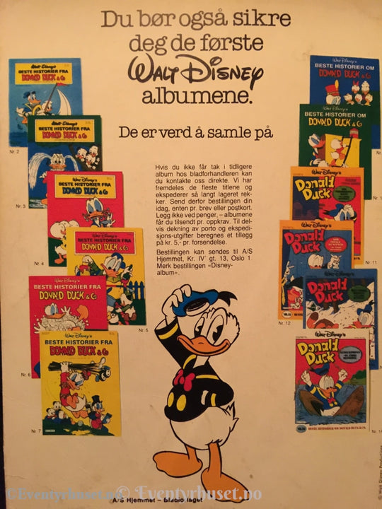 Walt Disney´s Godbiter. 198X. Donald Duck Og Sjøormen. Tegneserieblad