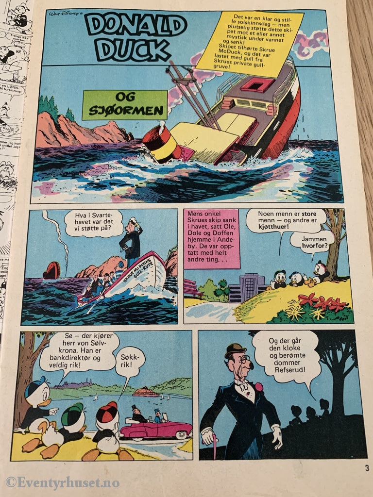 Walt Disney´s Godbiter. 198X. Donald Duck Og Sjøormen. Tegneserieblad