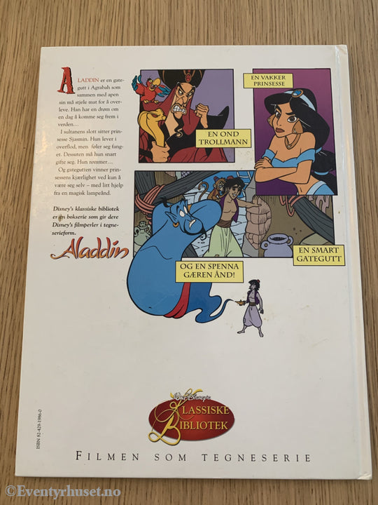 Walt Disneys Klassiske Bibliotek. Filmen Som Tegneserie. Aladdin. 1999/02. Fortelling