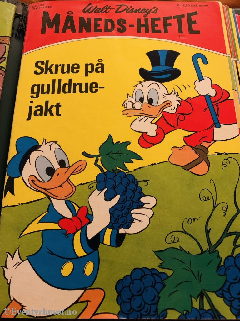 Walt Disney´s Måneds-Hefte. 1973/01. Tegneserieblad