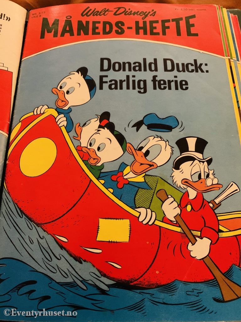 Walt Disney´s Måneds-Hefte. 1973/03. Tegneserieblad