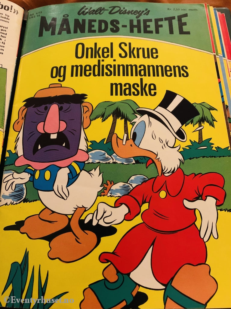 Walt Disney´s Måneds-Hefte. 1973/04. Tegneserieblad