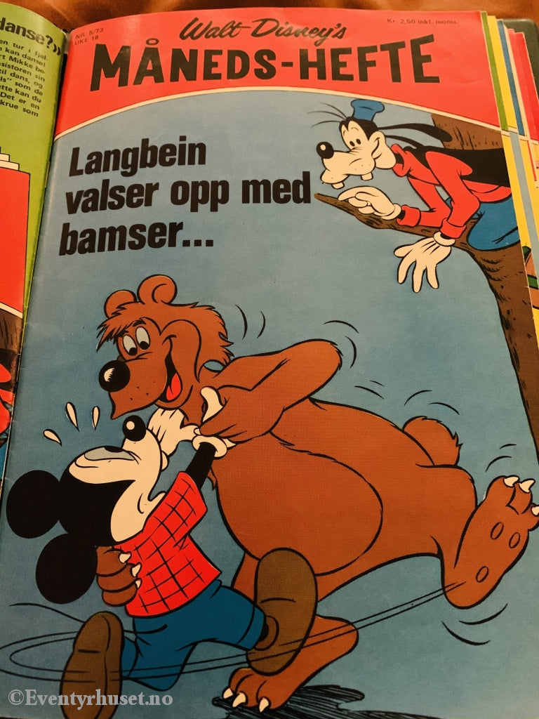 Walt Disney´s Måneds-Hefte. 1973/05. Tegneserieblad