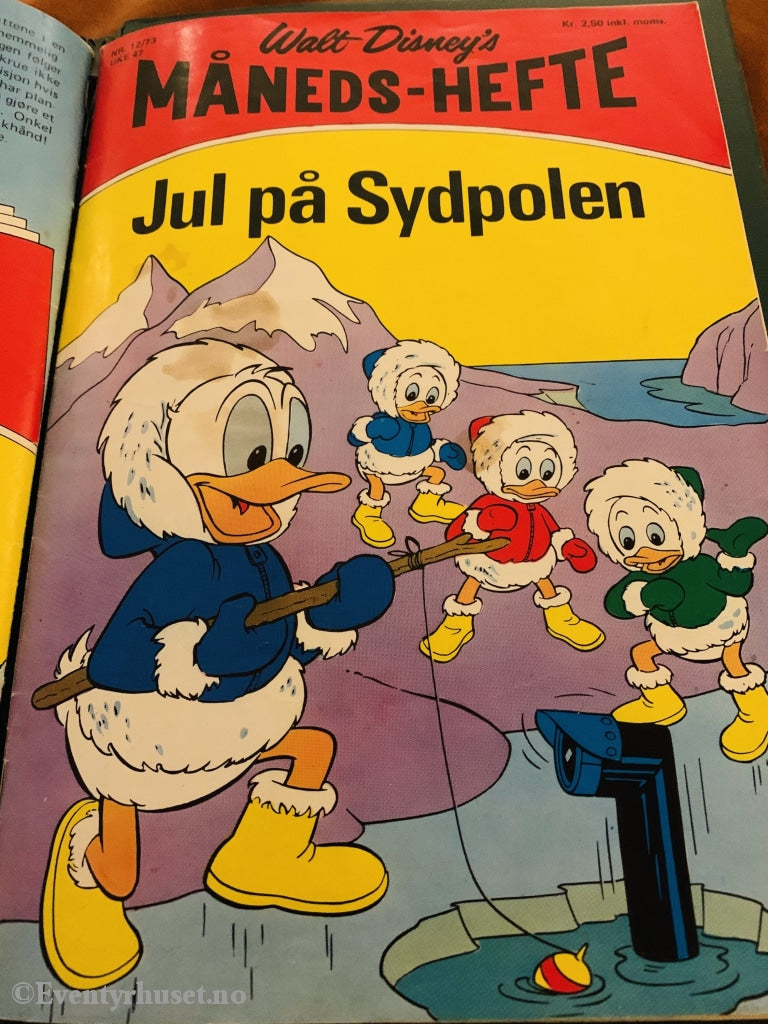Walt Disney´s Måneds-Hefte. 1973/12. Tegneserieblad