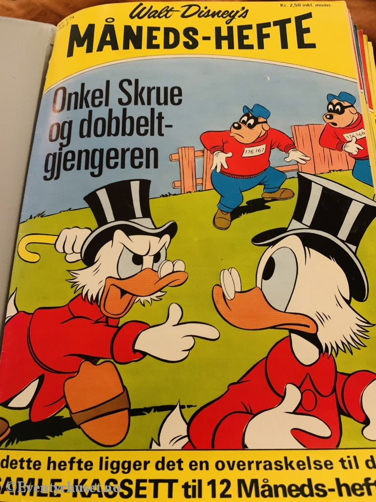 Walt Disney´s Måneds-Hefte. 1974/01. Tegneserieblad