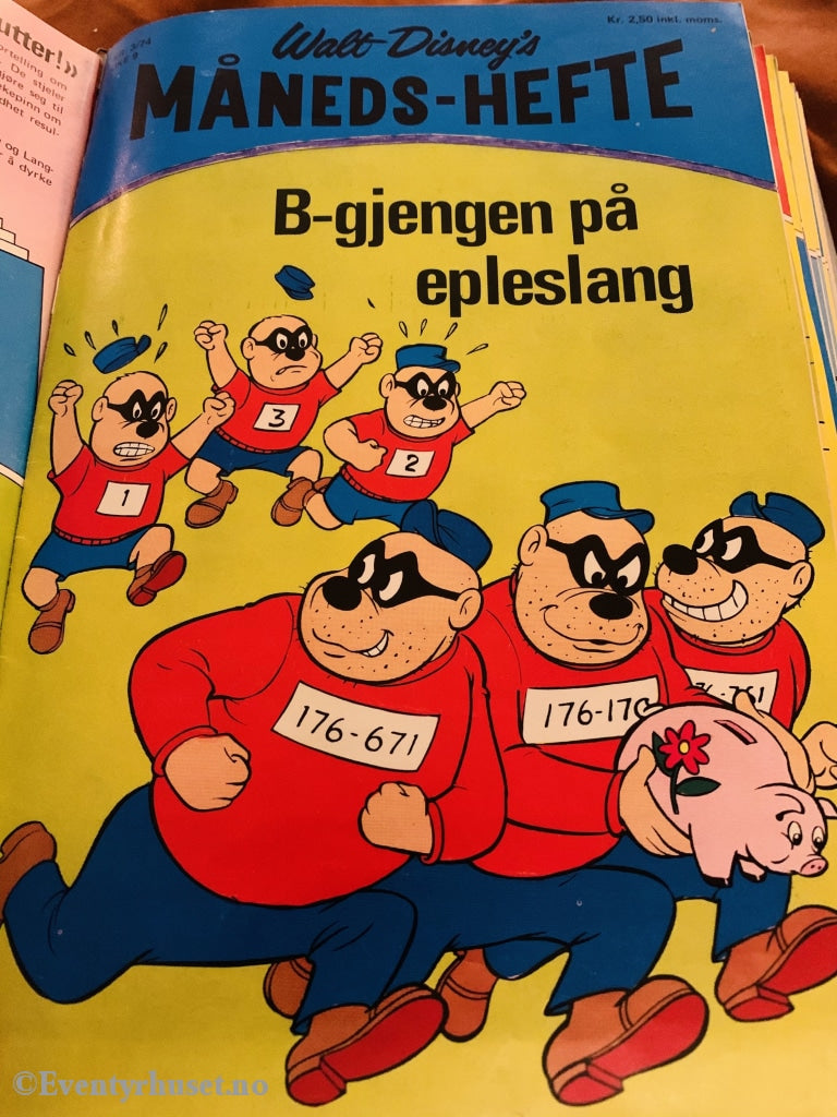 Walt Disney´s Måneds-Hefte. 1974/03. Tegneserieblad