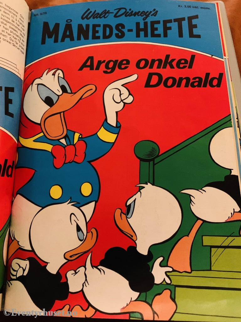 Walt Disney´s Måneds-Hefte. 1975/05. Tegneserieblad