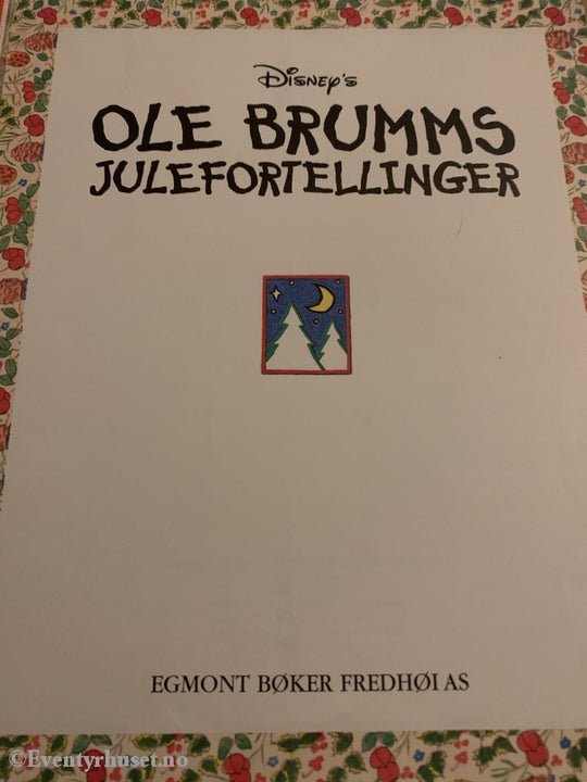 Walt Disneys Ole Brumms Julefortellinger. 1997. Fortelling