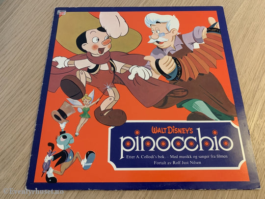 Walt Disneys Pinocchio. 1971. Lp. Lp Plate