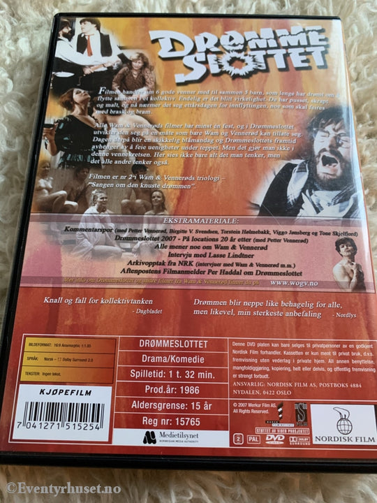 Wam & Vennerød. 1986. Drømmeslottet. Dvd. Dvd