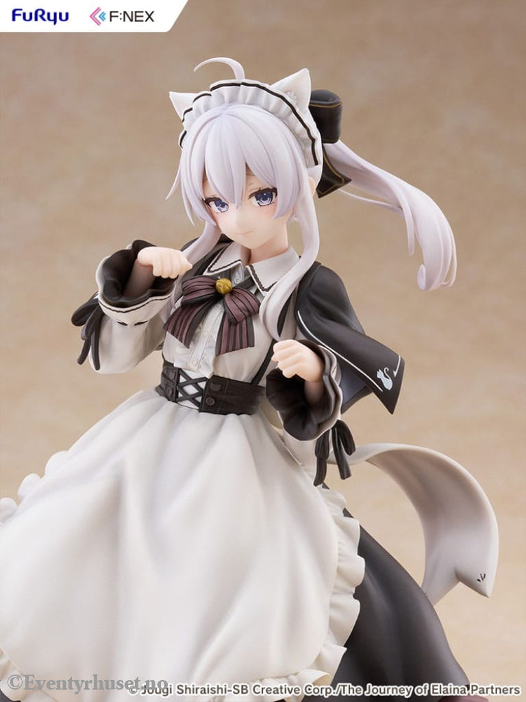 Wandering Witch: The Journey of Elaina F:NEX PVC Statue 1/7 Elaina Maid costume with cat ears Ver. 24 cm Manga & Anime
