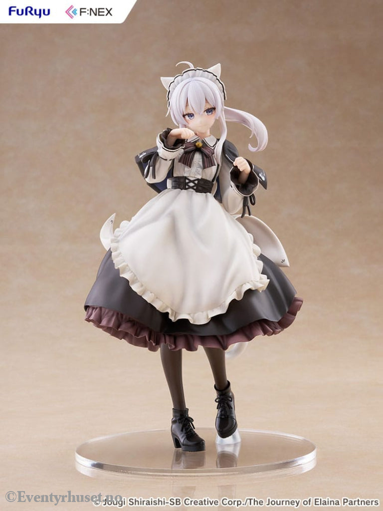Wandering Witch: The Journey of Elaina F:NEX PVC Statue 1/7 Elaina Maid costume with cat ears Ver. 24 cm Manga & Anime