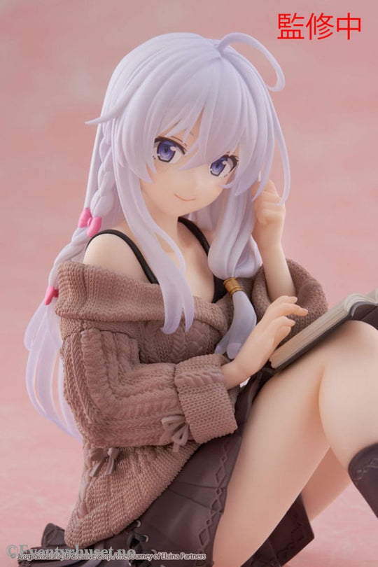Wandering Witch: The Journey of Elaina PVC Statue Desktop Cute Figure Elaina Casual Clothes Ver. 13 cm Manga & Anime