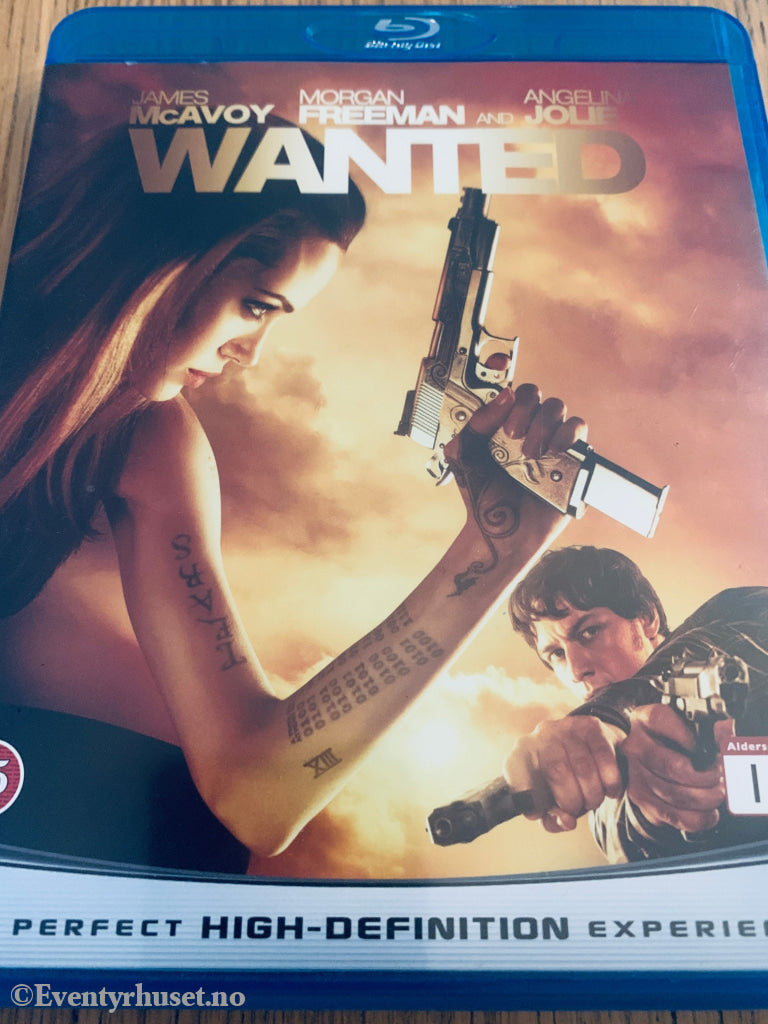 Wanted (2008). Blu-Ray.