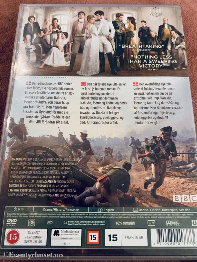 War and Peace. DVD samleboks.