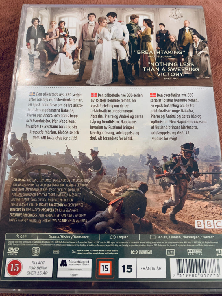War and Peace. DVD samleboks.