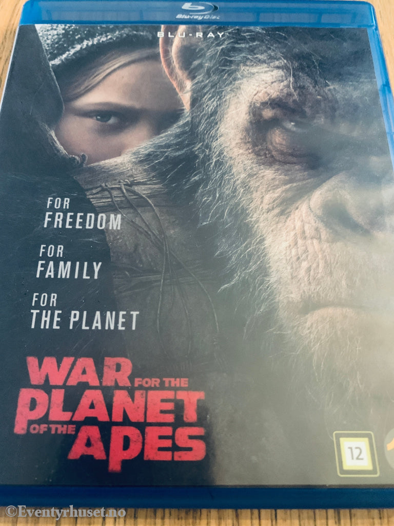 War for the Planet of the Apes (2017). Blu-Ray.