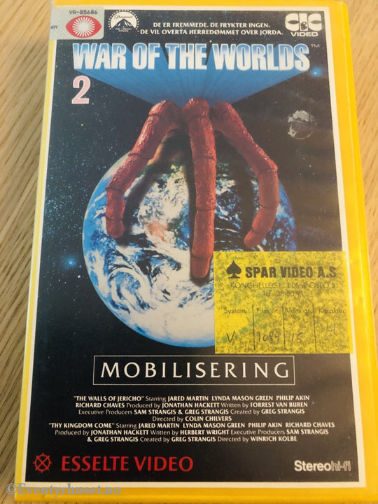 War Of The Worlds 2 - Mobilisering. 1988. Vhs Big Box.