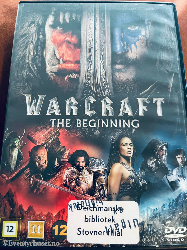 Warcraft - The Beginning. Dvd Leiefilm.