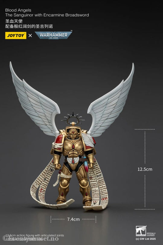 Warhammer 40,000 Action Figure 1/18 Blood Angels The Sanguinor with Encarmine Broadsword 12 cm Toys