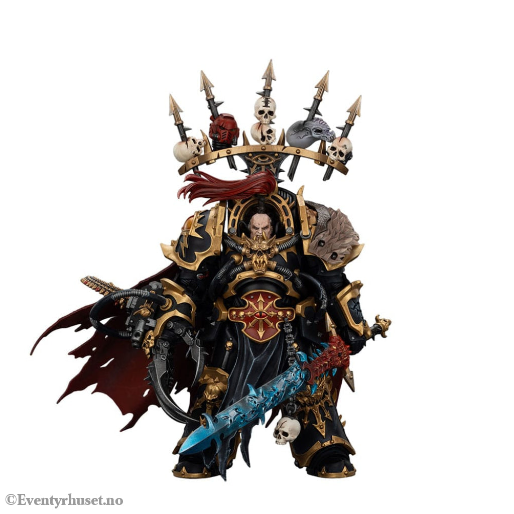 Warhammer 40,000 Action Figure Black Legion Abaddon the Despoiler with Drach’nyen and the Talo 16 cm Toys