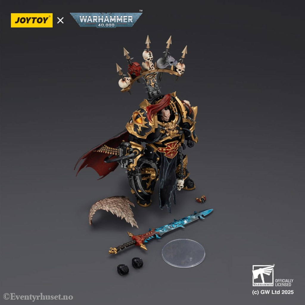 Warhammer 40,000 Action Figure Black Legion Abaddon the Despoiler with Drach’nyen and the Talo 16 cm Toys