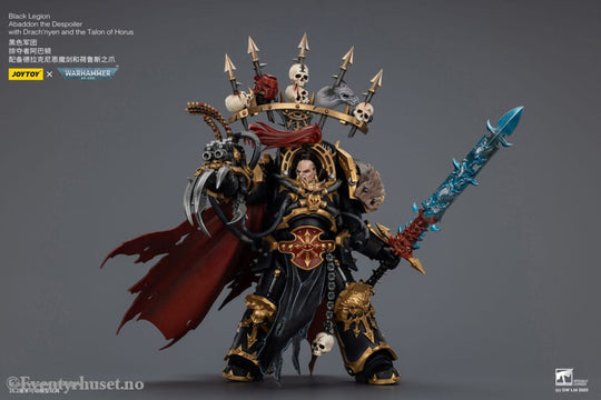Warhammer 40,000 Action Figure Black Legion Abaddon the Despoiler with Drach’nyen and the Talo 16 cm Toys